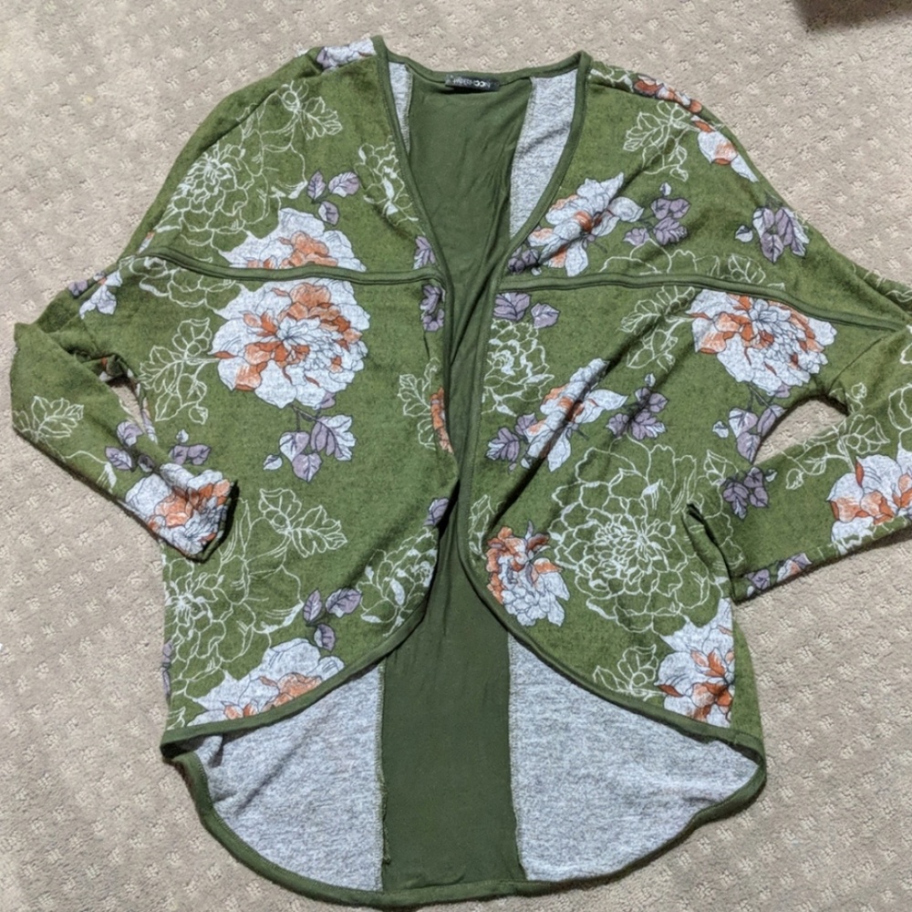 Papermoon Contrast Back Cardigan - Picture 4 of 5